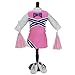 18 Inch Doll Cheerleader Sports 5 Pc. Set. Doll Clothing Fits 18 Inch American Girl Doll