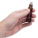 6 Amber Essential Oil Roller Bottles - Metal Rollers - FREE Recipe eBook for Roll-ons! - Useful for Aromatherapy - Mix with Fractionated Coconut, Jojoba, Almond and Carrier Oils - Solid Amber Glass