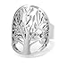 Jude Jewelers Stainless Steel Tree of Life Ring (7)