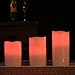Sunmi Harvestime Flameless Candles, Led Votive Pillar Candles with Remote Timer,Battery Operated Powered, Electric Candles for Party Lights Centerpiece Lanterns and Wedding Decoration (Multicolor)