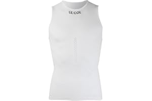 LE COL Unisex Pro Mesh Sleeveless Base Layer | Breathable Cycling Undershirt | Light, Quick Dry, Snug Fit | XS - L