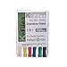 Easyinsmile Dental Endo Root Canal Hand Use File K-FILES Stainless Steel 25MM 1 Pack (#45-80)