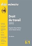 droit du travail (édition 2012) by 