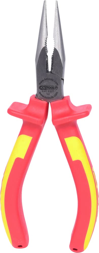 KS Tools Ergo Vde 150mm Long Straight Nose Plier