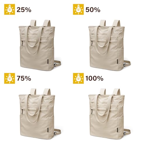 GOLF SUPAGS Foldable Backpack Convertible 2 in 1 Daypack Casual Travel Bag Woman Man Backpack Multifunction Work College Leisure Travel