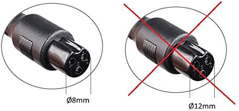 Powstar 42&nbsp;V 2&nbsp;A Adaptateur Power Fast 3&nbsp;broches Connecteur en ligne, chargeur de batterie pour mode poche, mode sport et Dirt Quad