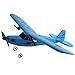 Glider Airplane Toys, Sacow Remote Control RC Helicopter Plane EPP Foam 2CH 2.4G Toy (Blue)