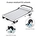 Goplus Folding Aluminum Platform Truck, 440 Lbs Moving Platform Dolly Push Cart with Swivel Wheels and Non-Slip Platform Surface, Rolling Flatbed Hand Truck