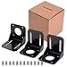3Pcs Stepper Motor Mounting Bracket, Quimat Steel L Bracket for Nema 17 Stepper Motor with M3 Screws