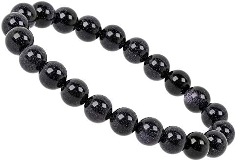 ELEDORO PowerBead 8mm Gemstone Stretch Bracelet of 17-18cm