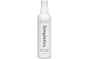 Simpletics Sea Salt Spray, Simpletics Texturizing Vanilla Sea Salt Spray, Sea Salt Spray Hold for Hair, Curl and Beach Waves 