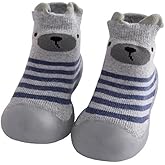 BABYCARE Toddler sock shoes baby boys girls Slippers shoes Baby Infant First Walking Shoes Rubber Sole Non-Skid Floor Slippers