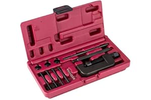 ALPHA MOTO Motorcycle Bike Cam Drive Chain Breaker Riveter Rivet Riveting Cutter Repair Tool Kit Video Demo