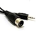 kenable 5 Pin Din Plug to 3.5mm Jack Stereo Plug Audio Cable 1m (~3 feet)