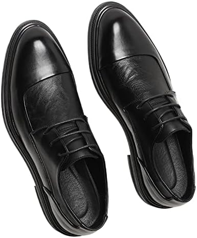 SPEES Dress Shoes Men Formal Shoes Patent Leather Dress Shoes Men
