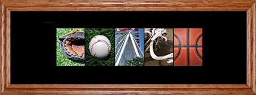 COACH - Framed Photo Letter Art - Personalized Alphabet Photography - Custom Name Sign
