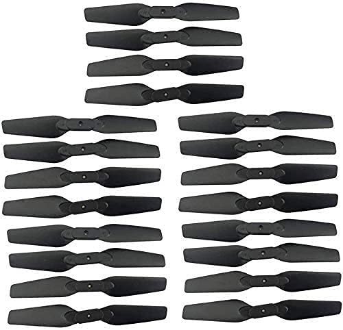 ZYGY 20PCS Propellers for E58 S168 JY019 Quadcopter Spare Paddle Parts UAV Folding Black Blade