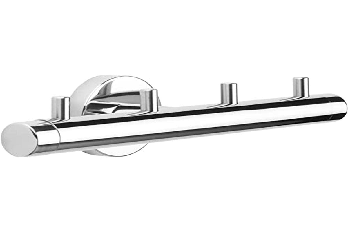 Tiger Boston, Towel hook multi, Polished stainless steel, 54x195x50mm