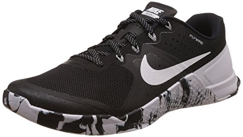 Nike mens metcon 2 synthetic black/white trainers - 9 d…