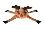 Clever Creations Christmas Reindeer Hat One Size Fits Most Christmas Hat for Both Kids and Adults