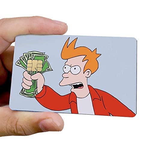 Amazon Com Stickiemart Shut Up And Take My Money Card Skin Cover For All Types Of Cards Credit Debit Transit Library Cards Handmade Products