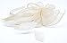 Womens Lady Cocktail Fascinator Hat for Wedding Accessory Ivory