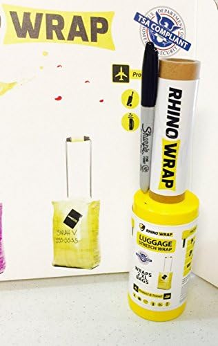 Rhino Wrap Mini Luggage Stretch Wrap - Yellow