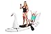 Stand Up Floats Inflatable Toy Swan and seat Easily attaches to Any SUP Paddle Board with Removable Universal Harness, White, Large