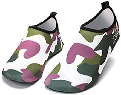 Men and Women Unisex Quick Dry Barefoot Skin Shoes Aqua Socks for Outdoor Water Sports Diving Swimming Beach Yoga (XL (US13.5-14.5), Green)
