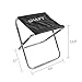SNAPY 2-Pack Mini Folding Camping Stool, Lightweight Camp Stool, Portable Folding Camp Chair, Outdoor Ultralight Camping Chair for BBQ, Camping, Fishing, Travel, Hiking (12″x11″x12.3″, Silver Grey)thumb 3