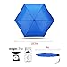 Fidus Small Windproof Travel Umbrella - Compact Folding Light Portable Sun & Rain Outdoor Golf Umbrella for Women Men Kids-dark blue