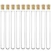 Plastic Test Tube with Cork Stopper 20x150mm 6-Inch 34ml Wedding Favor Tube Pack of 20,Delivered in 8-19 Days for US CA AU Buyer