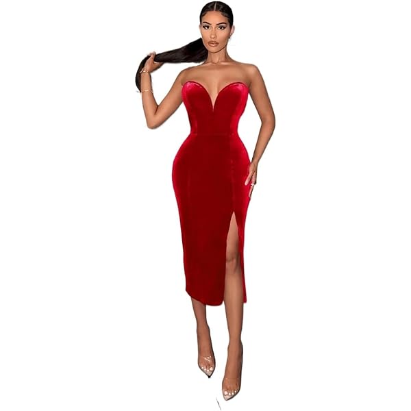 open lace back dress Amazon.com: BEAUKEY Women's Red Bandage Dress Midi Bandage Dress with Thigh  Split Flowy Bodycon Cocktail Evening Dresses (S,Red) : Clothing, Shoes &  Jewelry main image 0