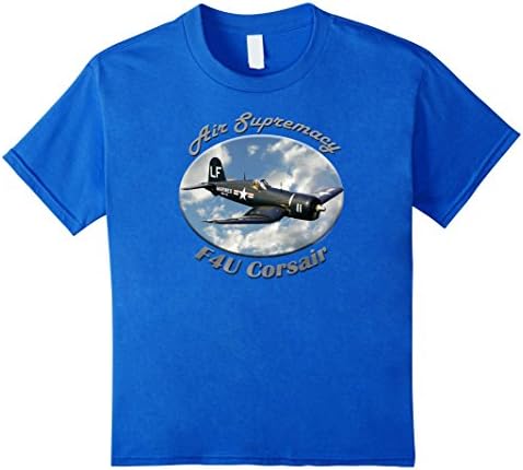 Kids F4U Corsair Air Supremacy T-Shirt 10 Royal Blue