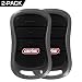 Genie 3-Button Garage Door Opener Remotes (2 Pack) - Each Remote Controls Up To 3 Genie Garage Door Openers -Compatibility Only With Genie Intellicode Garage Door Openers - Model G3T-R