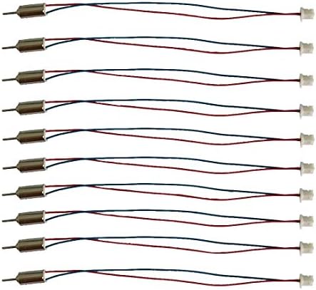 Abovehill 10pcs Micro DC motor，Hollow Cup Motor 4x8MM 3V 7000RPM