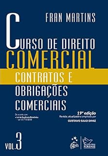 Livro Curso de Direito Comercial - Contratos e Obrigações Comerciais - Vol. 3