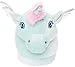Silver Lilly Pegasus Slippers - Plush Animal Slippers w/Comfort Foam Support by