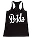 P&B Wedding Bride (White Text) Women's Tank Top, XL, Black