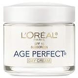 Face Moisturizer with SPF 15 by L'Oreal Paris Skin Care, Age Perfect Anti-Aging Day Cream with SPF 15 Sunscreen & Soy Seed Proteins, 3.4 oz.