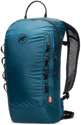 Neon Light | Kleiner Outdoor Rucksack, Wanderrucksack für Damen und Herren, Leichter Sportrucksack, Zum Trekking und Klettern, Trinksystem-Kompatibel, Wasserabweisend | Sapphire, 12 Liter