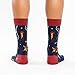 Sock It to Me, Underwater Explorer, Men's Crew Socks, Ocean, Deep Sea Scuba Socks