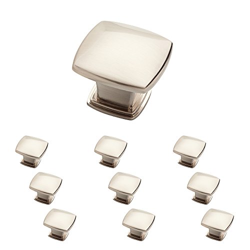 Franklin Brass P35596K-SN-B 1-1/5 inch (30.5Mm) Soft Square Kitchen Cabinet Drawer Knob, Satin Nickel, 10-Pack, Franklin Brass P35596K-SN-B 1-1/5 inch (30.5Mm) Soft Square Kitchen Cabinet Drawer Knob, Satin Nickel, 10-Pack,