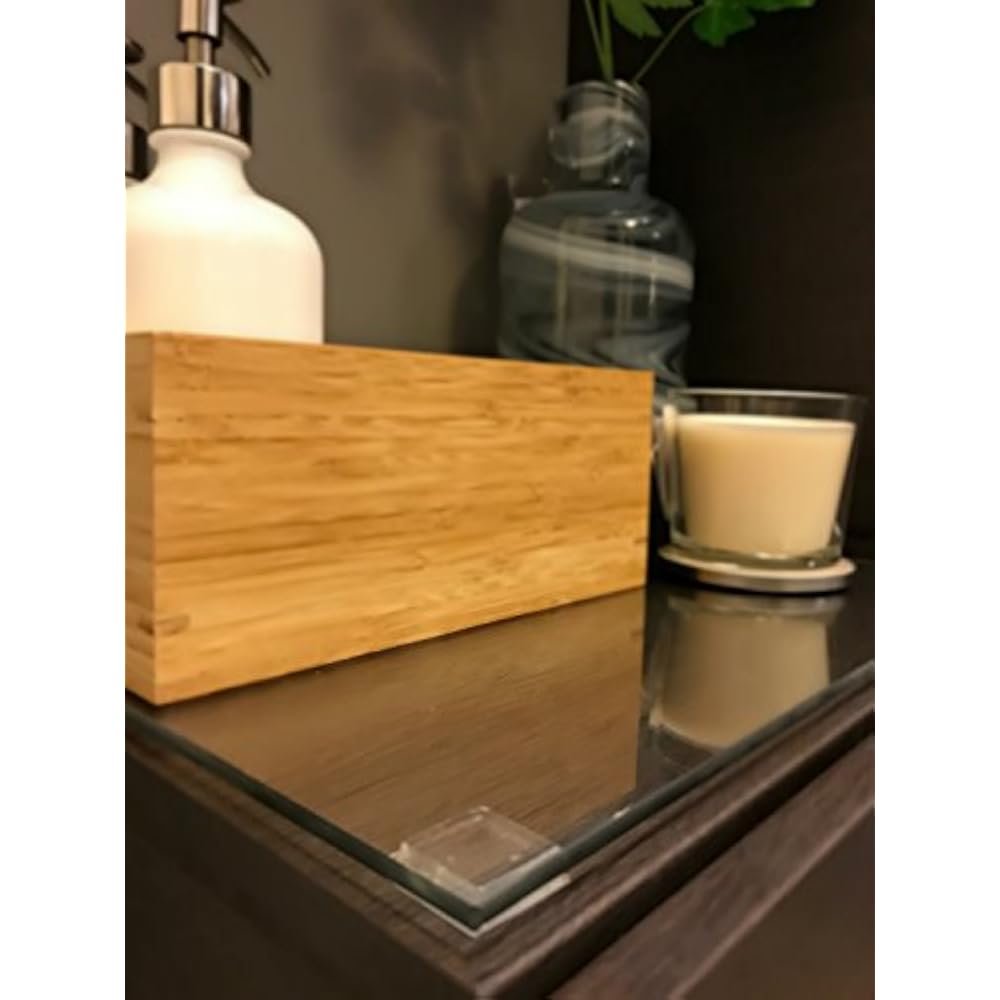 Clear Rubber Bumpers Large Set 20 Feet Cutting Boards Made USA Glass