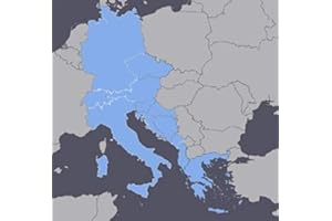 GGM ENTERPRISES LLC Central Europe GPS Map 2025 for Garmin Devices on microSD