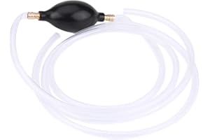 Fuel Primer Hand Siphon Pump Gas Petrol Water Transfer Hose Quick Easy Liquid Transfer for Boats Cars Trucks PVC Copper Rubbe