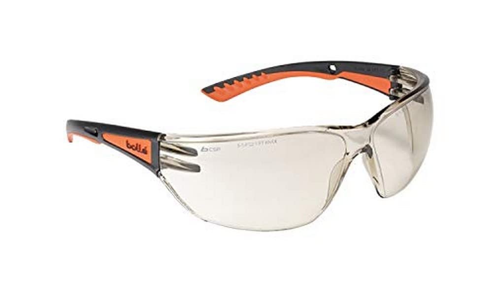 Bollé SLAPCSP One Size CSP "Slam+" Safety Spectacles - Black/Orange