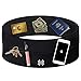 Limber Stretch Travel Money Belt Unisex, Running Belt, Insulin Pump Fanny and Hiking Waist Pack with Key Clip | Large Sweatproof Security Pocket Fits All iPhones, Passports | Extra Wide Spandex