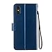iPhone XI iPhone 11 Pure blueFlip Case Leather Cover Card Holders Kickstand Cell Phone case Premium Businessthumb 3
