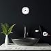 LXSZRPH Mini Shower Clock Waterproof IP24 Wall Clock Suction Cup Bathroom Clock Acrylic Face Suction Clock for Shower Washroom Kitchen (1pack)